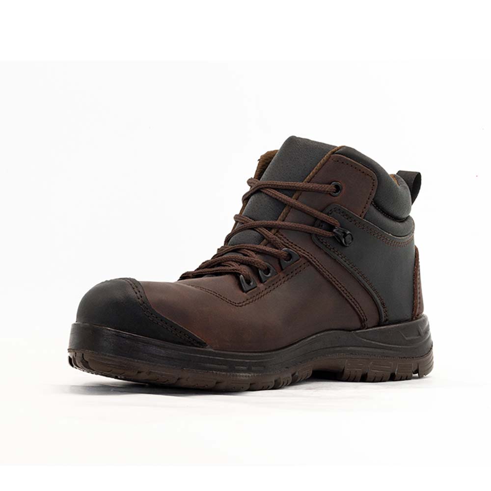 Foto 4 pulgar | Bota De Seguridad Vanvien Omega Chocolate De Piel Encerada
