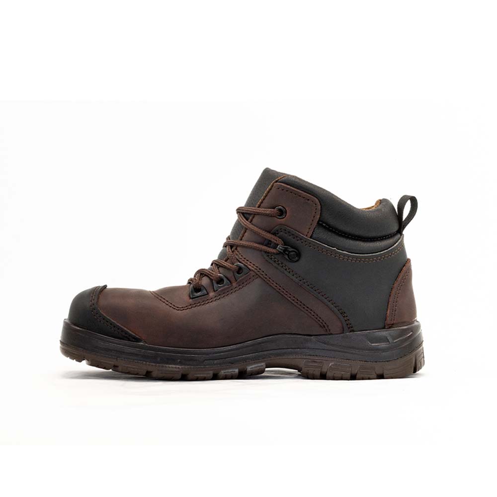 Foto 6 pulgar | Bota De Seguridad Vanvien Omega Chocolate De Piel Encerada