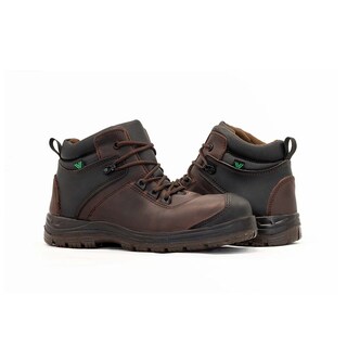 Foto 8 | Bota De Seguridad Vanvien Omega Chocolate De Piel Encerada