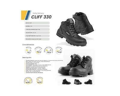 Foto 8 | Bota De Seguridad Industrial Dieléctrica Cliff 330