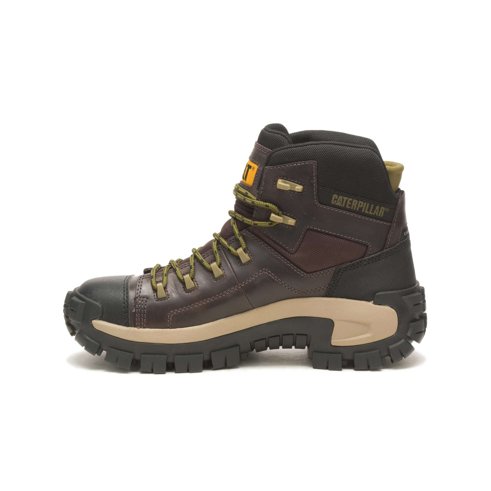 Foto 5 pulgar | Bota De Trabajo Caterpillar Invader Hiker Impermeable Para Hombre, Color Café - Venta Internacional.