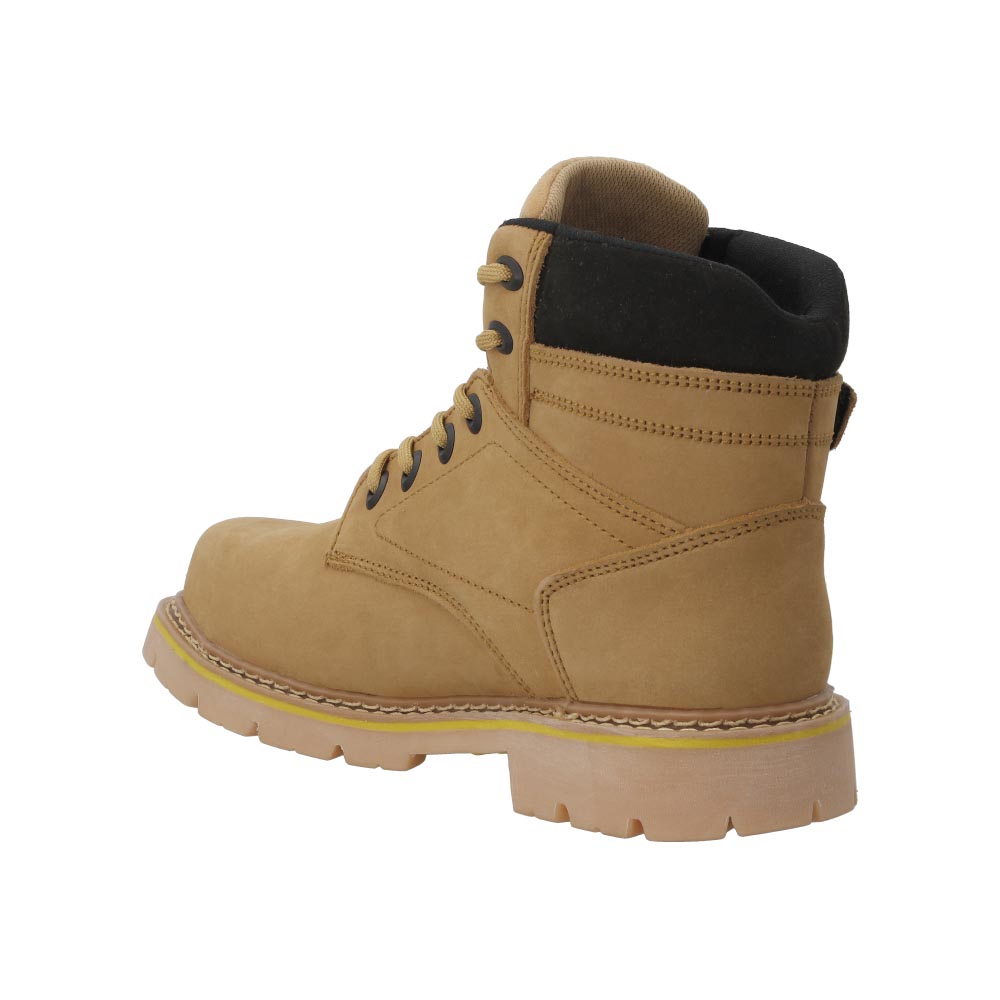 Foto 4 | Bota Dielectrica Caribu 955 En Piel Color Paja Casco De Poliamida Nom 113 Bota Trabajo