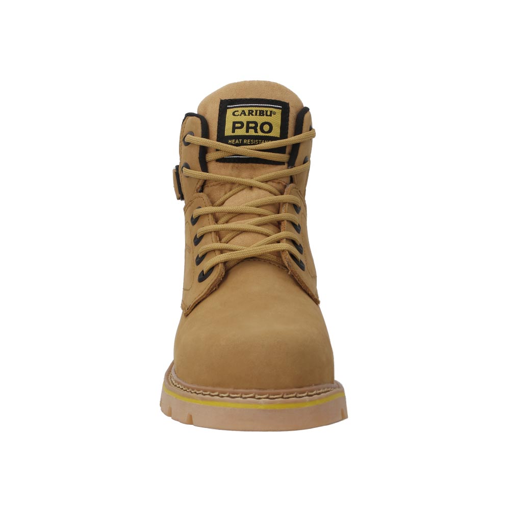 Foto 5 | Bota Dielectrica Caribu 955 En Piel Color Paja Casco De Poliamida Nom 113 Bota Trabajo