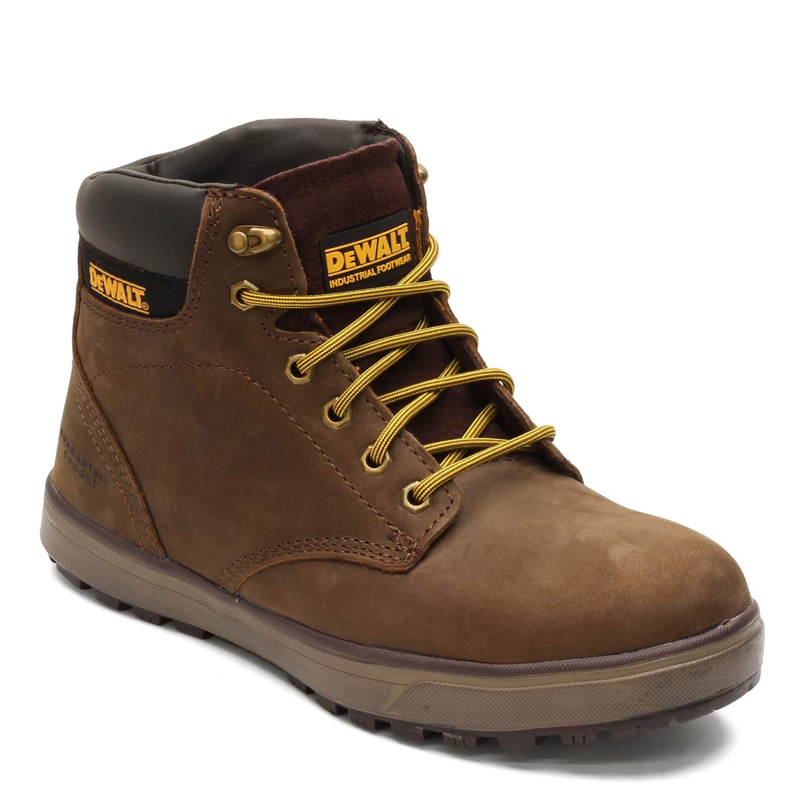 Bota De Trabajo Dewalt De Piel De Plasma Con Punta De Acero Para Hombre, Marrón 9 - Venta Internacional.