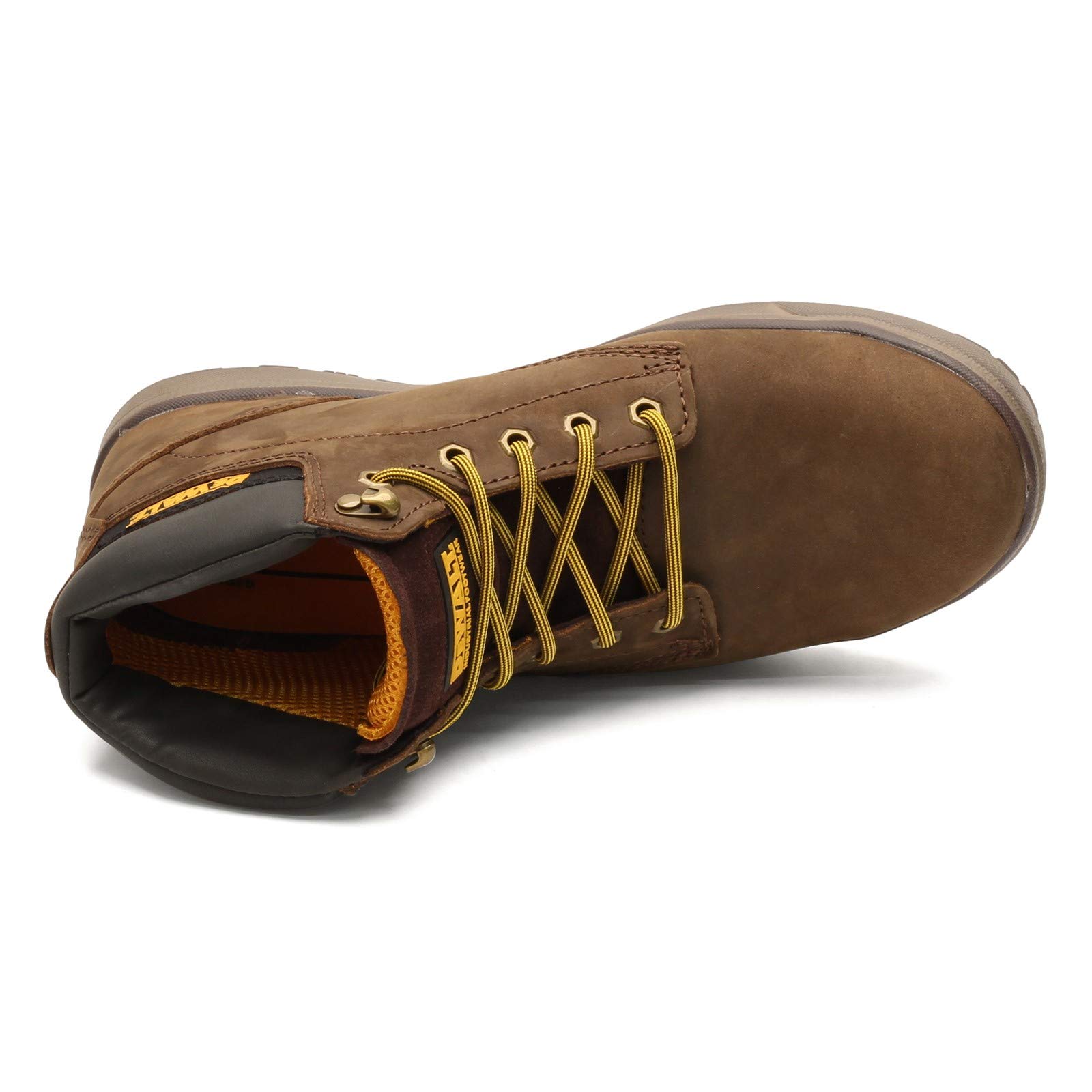 Foto 7 pulgar | Bota De Trabajo Dewalt De Piel De Plasma Con Punta De Acero Para Hombre, Marrón 9 - Venta Internacional.