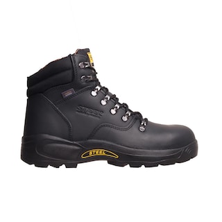 Foto 1 | Botas Industriales Hombre Steel Boost Trabajo Negro