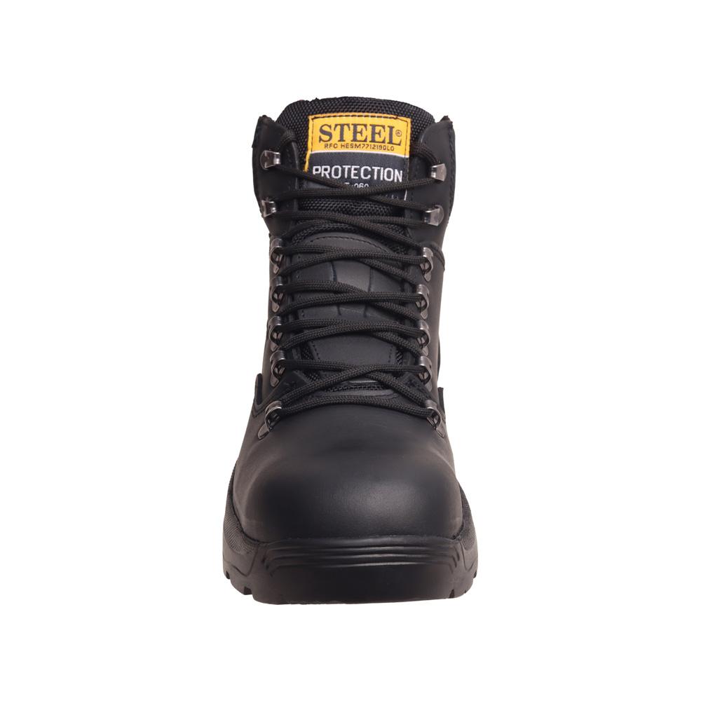 Foto 6 pulgar | Botas Industriales Hombre Steel Boost Trabajo Negro