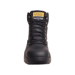 Foto 5 | Botas Industriales Hombre Steel Boost Trabajo Negro