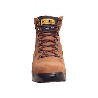 Foto 5 | Bota Hombre Industrial Casco Steel Boost Cafe
