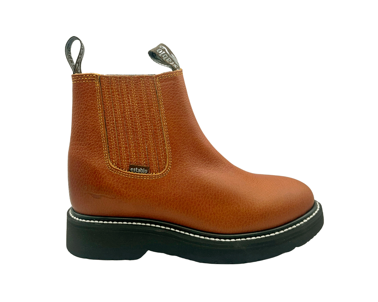 Bota de Piel Establo 501 Miel Roble