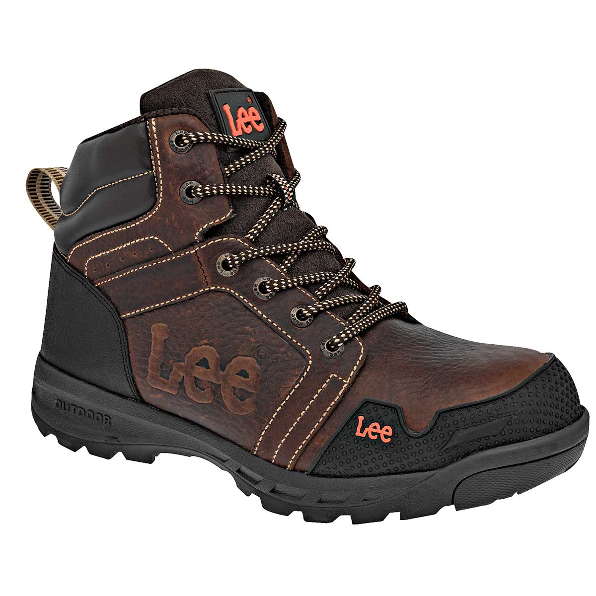 Lee Zapato Industrial Para Hombre Café