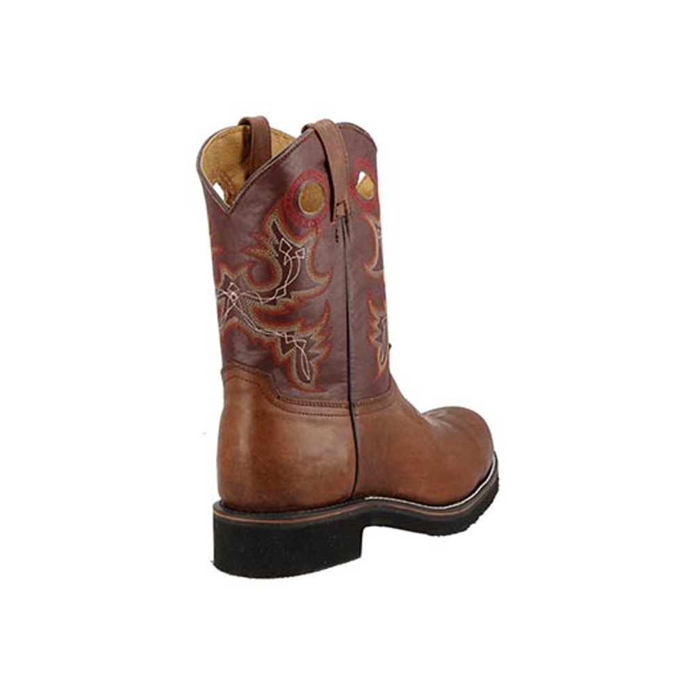 Foto 3 pulgar | Botas Establo Salvatore 2810 Casco Acero Vaquera Trabajo Claro/rojo Bota Caballero Talla 25 A 30 M