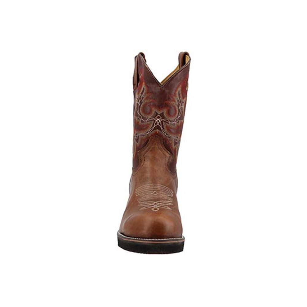Foto 5 pulgar | Botas Establo Salvatore 2810 Casco Acero Vaquera Trabajo Claro/rojo Bota Caballero Talla 25 A 30 M