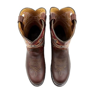 Foto 5 | Botas Establo Salvatore 2810 Casco Acero Vaquera Trabajo Claro/rojo Bota Caballero Talla 25 A 30 M