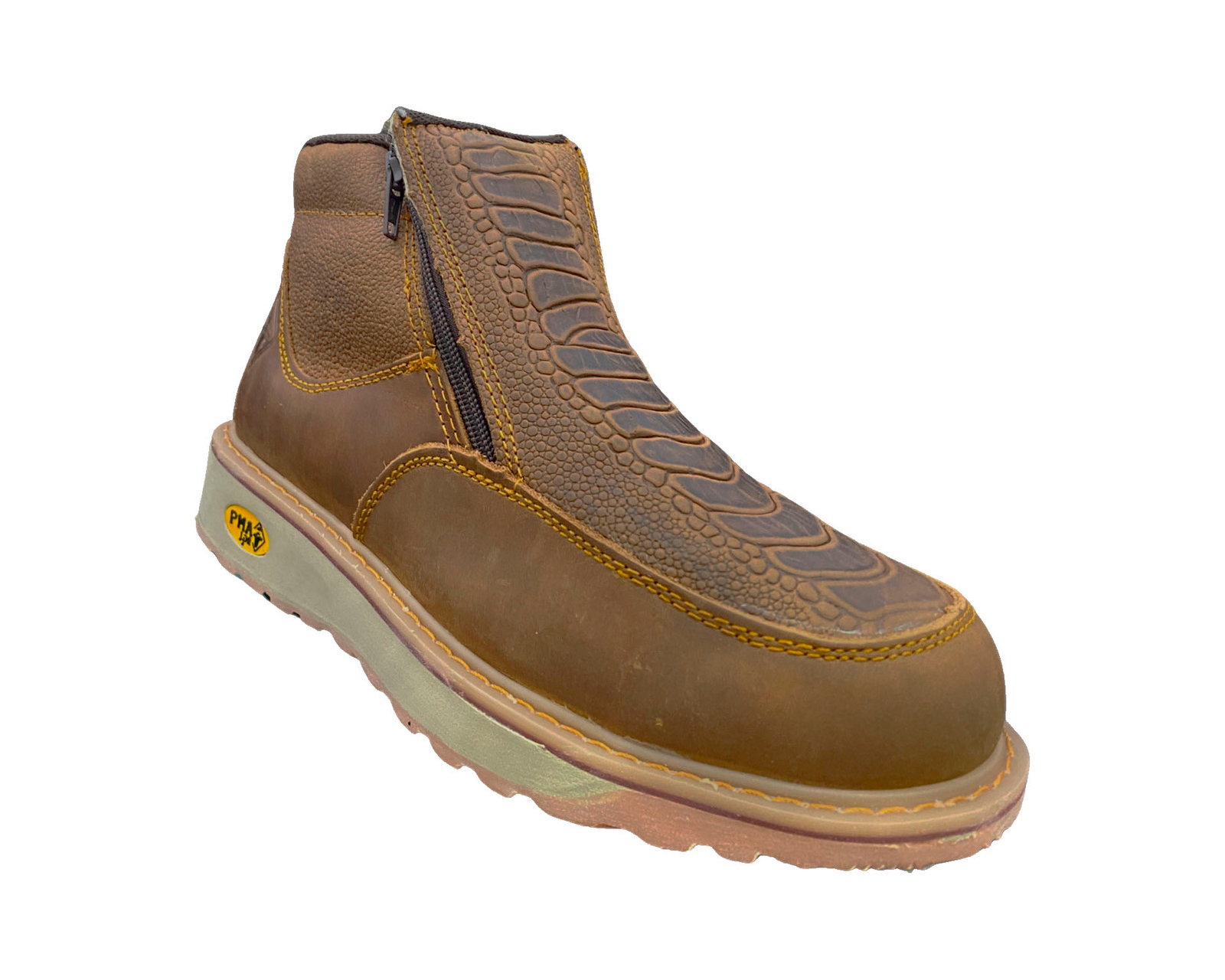Foto 3 pulgar | Bota Trabajo Industrial Pma 573 De Piel Con Cierre