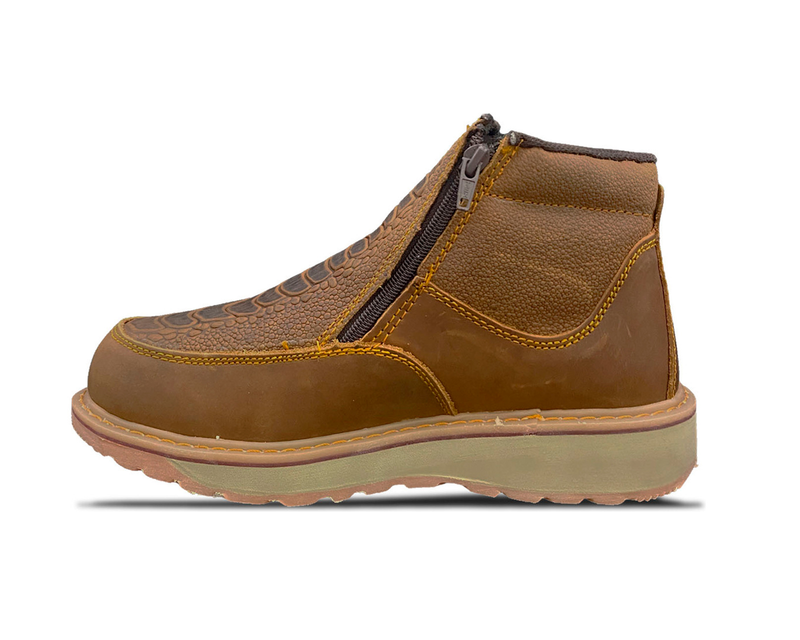 Foto 5 | Bota Trabajo Industrial Pma 573 De Piel Con Cierre