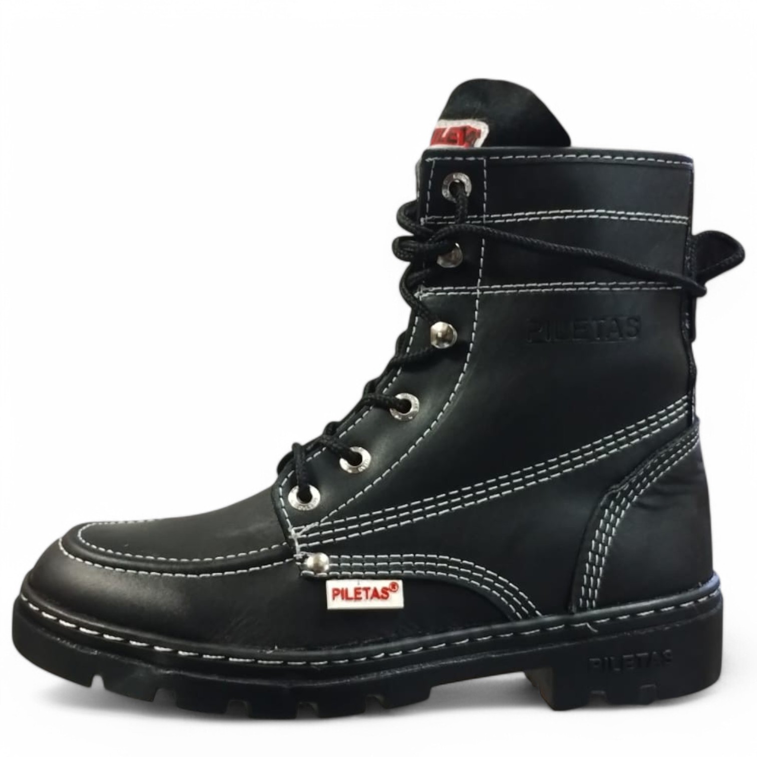 Foto 2 pulgar | Bota Piletas 050 Color Negro