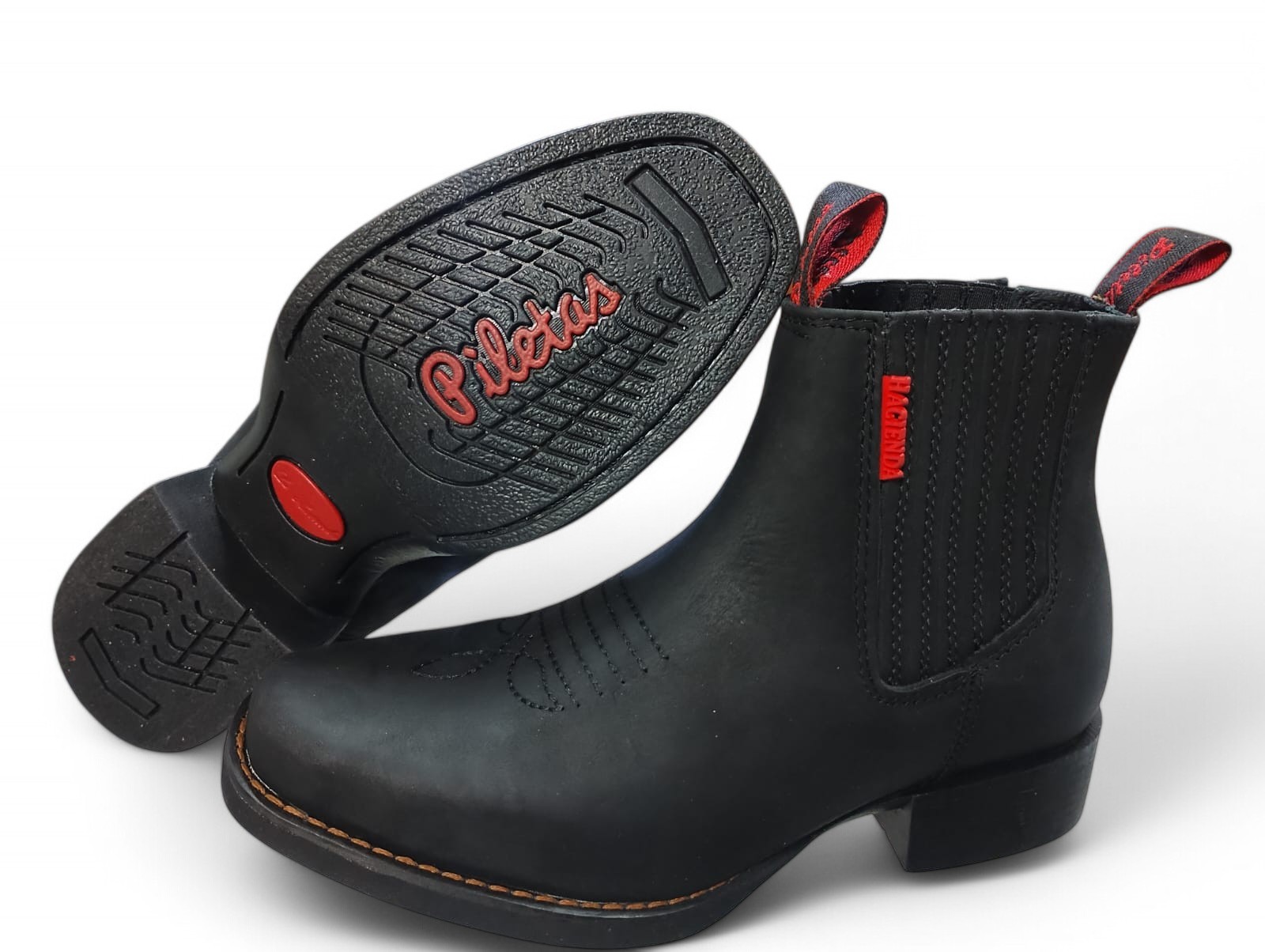 Foto 5 pulgar | Bota Piletas Hacienda Color Negro