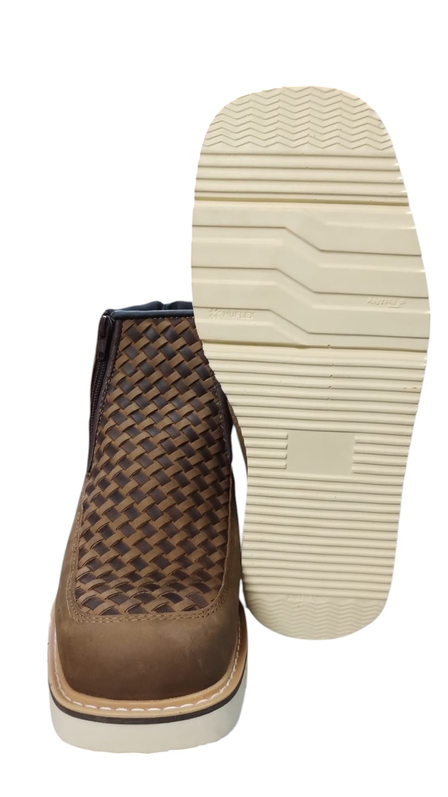 Foto 6 pulgar | Bota Piletas Petatillo Ocre/choco