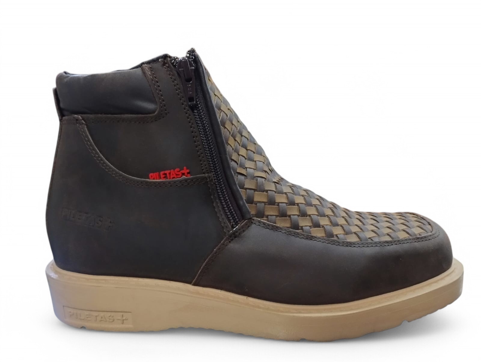 Bota Piletas Petatillo Choco/ocre