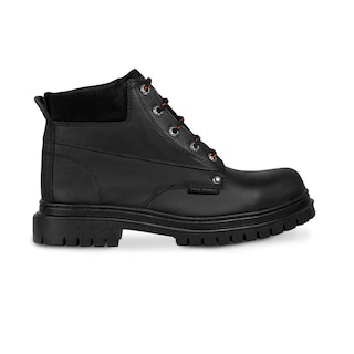 Foto 3 | Botas Hombre Prowork Hiking Piel Comodos Botines Negro