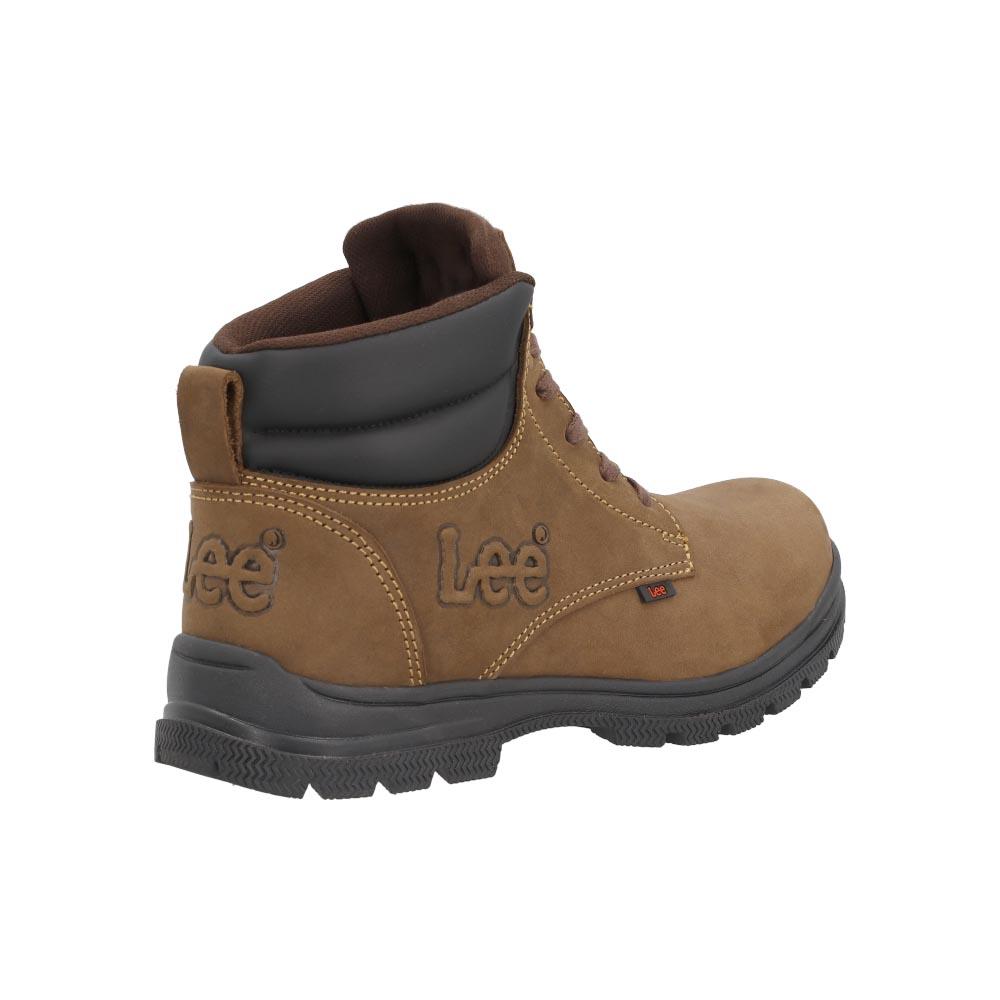 Foto 3 | Bota Lee Hombre Industrial Comoda Ajustable Cafe