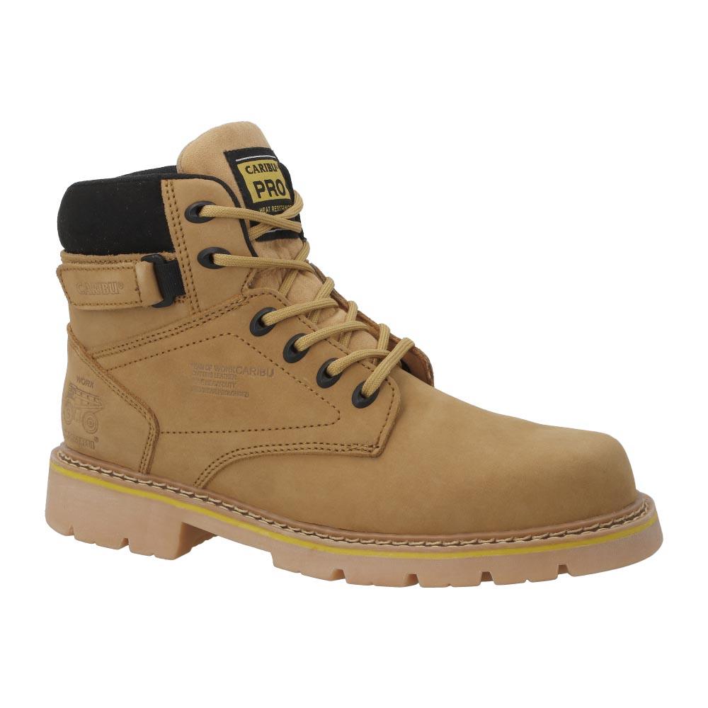 Foto 3 pulgar | Bota Caribu Industrial Casquillo Acero Amarillo para Hombre