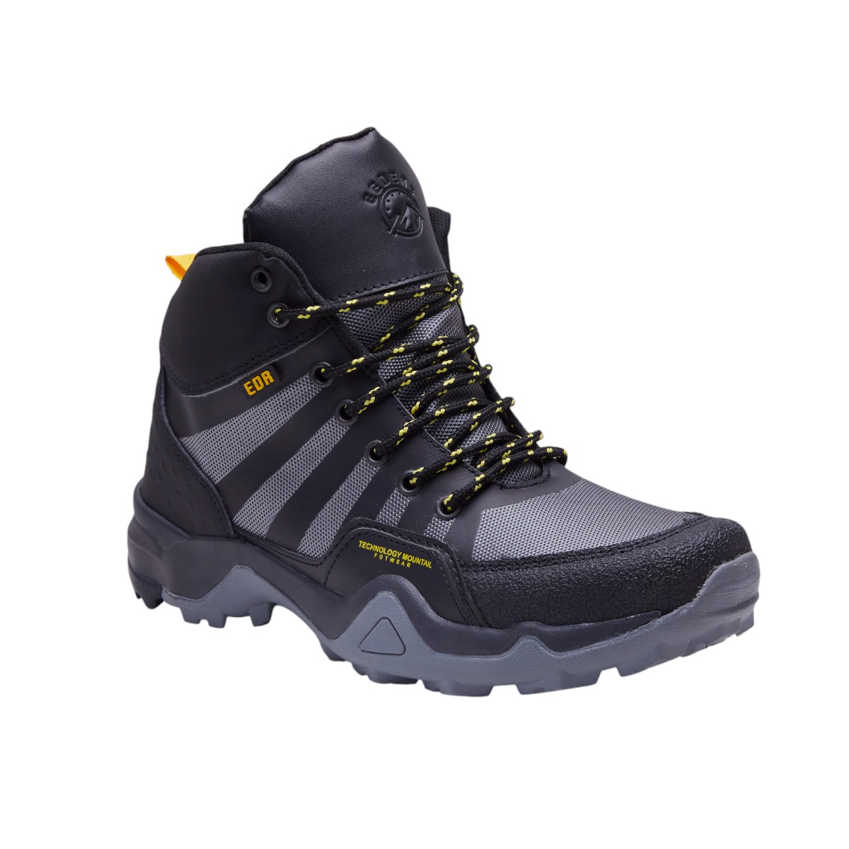 Botas Calzado Watanabe Color Gris Trabajo Exterior Agujetas