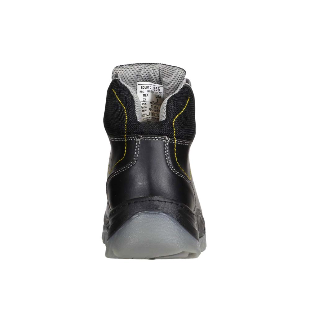 Foto 5 pulgar | Bota Edubto 975 Negro Industrial Dieléctrica Micropiel Hidrofugada