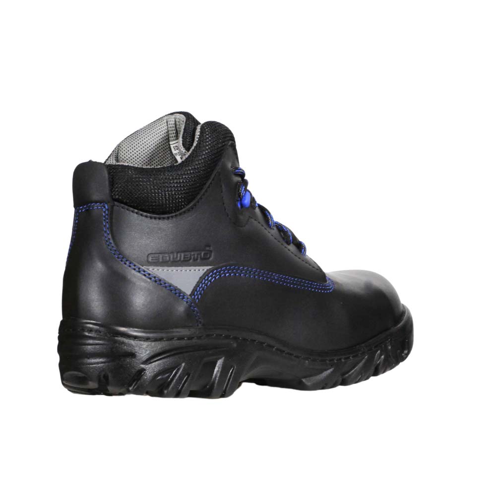 Foto 4 pulgar | Botas Edubto 945 Negro Azul Industrial Dielectrica Piel