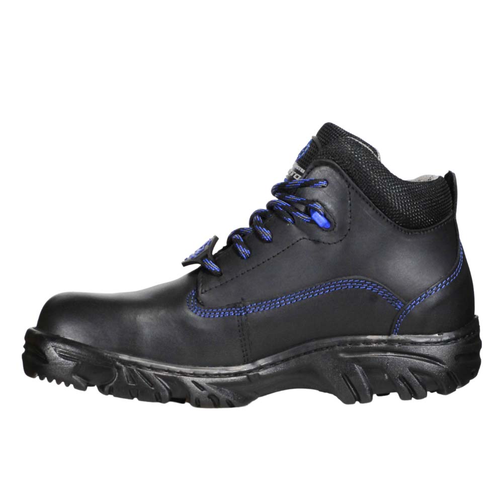 Foto 6 pulgar | Botas Edubto 945 Negro Azul Industrial Dielectrica Piel