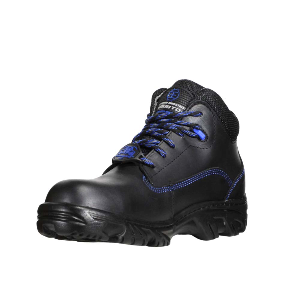 Foto 7 pulgar | Botas Edubto 945 Negro Azul Industrial Dielectrica Piel
