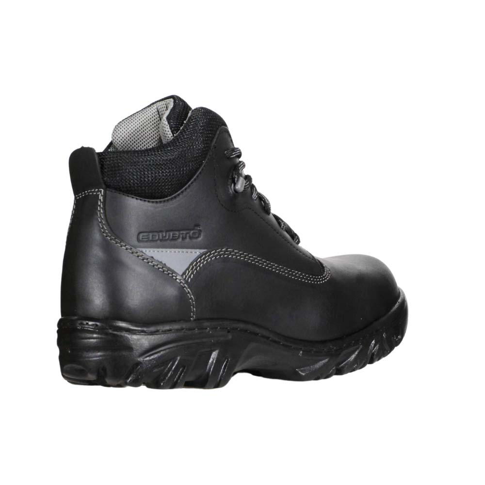Foto 4 pulgar | Botas Edubto 945 Negro Gris Industrial Dielectrica Piel