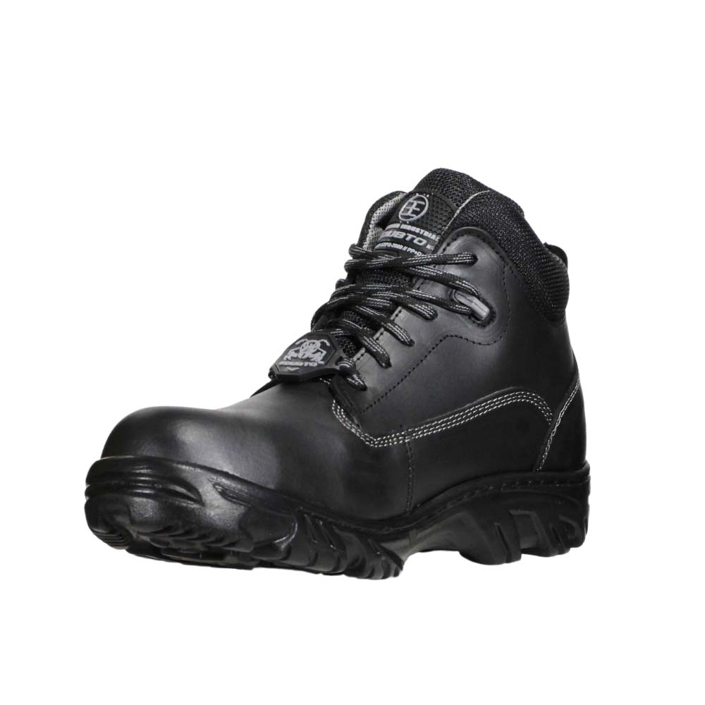 Foto 7 pulgar | Botas Edubto 945 Negro Gris Industrial Dielectrica Piel