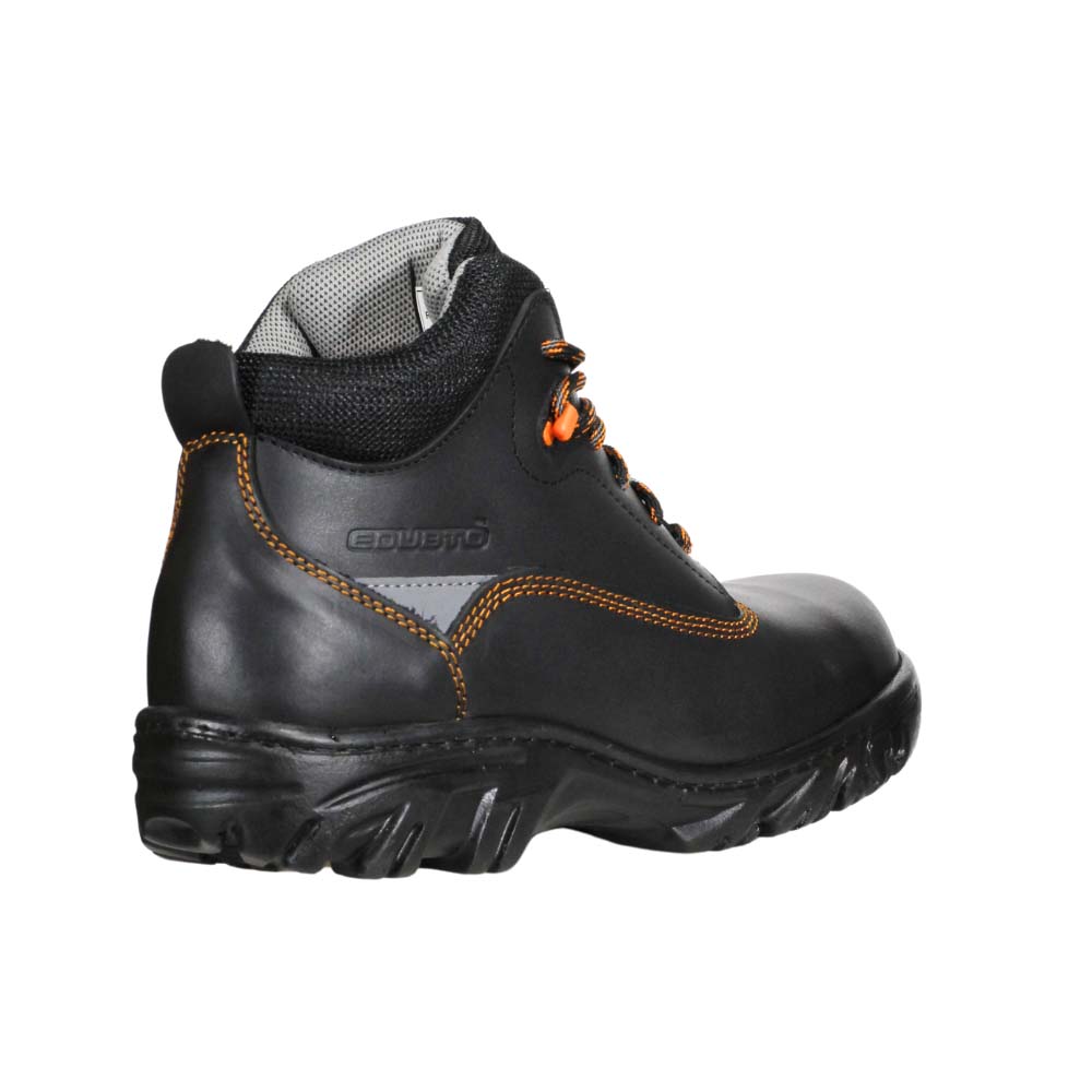 Foto 4 pulgar | Botas Edubto 945 Negro Naranja Industrial Dielectrica Piel