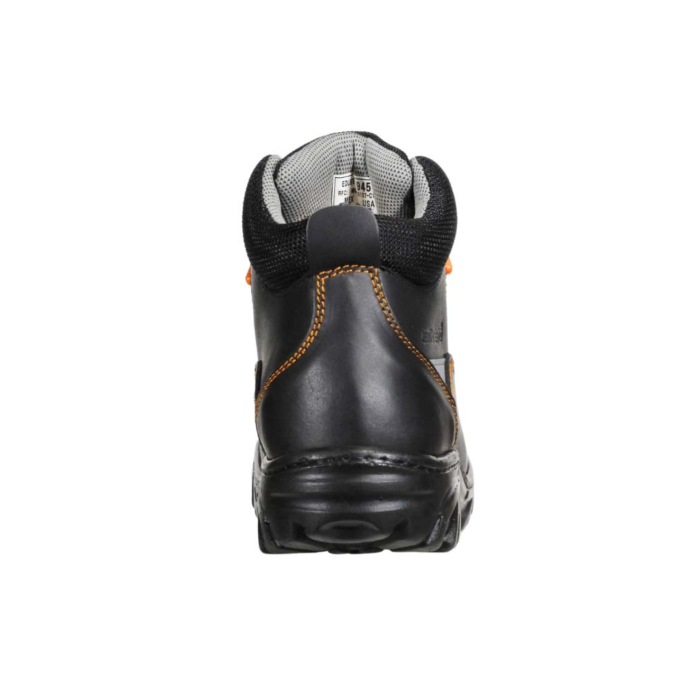 Foto 5 pulgar | Botas Edubto 945 Negro Naranja Industrial Dielectrica Piel