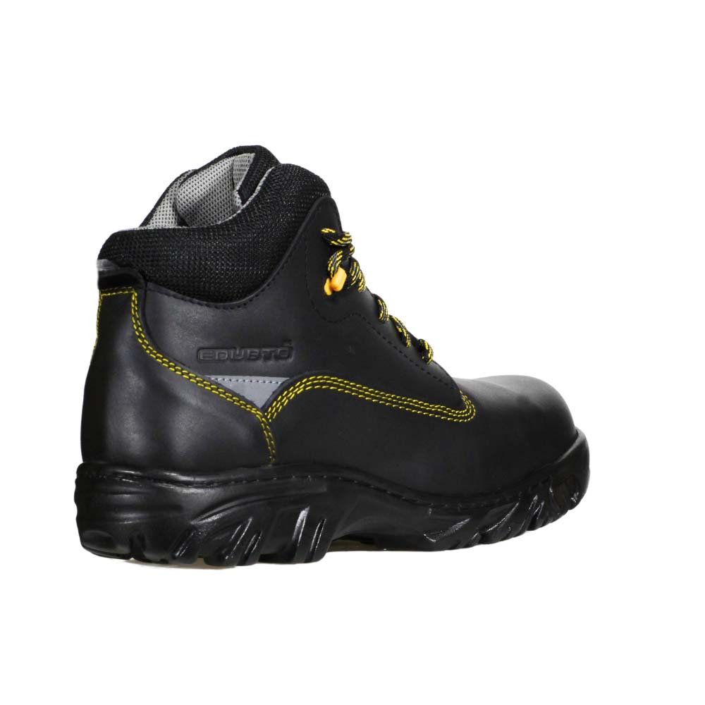 Foto 4 pulgar | Botas Edubto 945 Negro Amarillo Industrial Dielectrica Piel