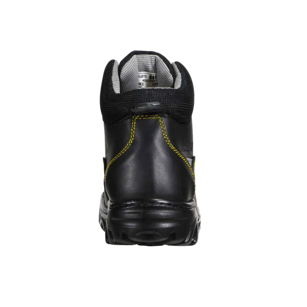 Foto 5 pulgar | Botas Edubto 945 Negro Amarillo Industrial Dielectrica Piel