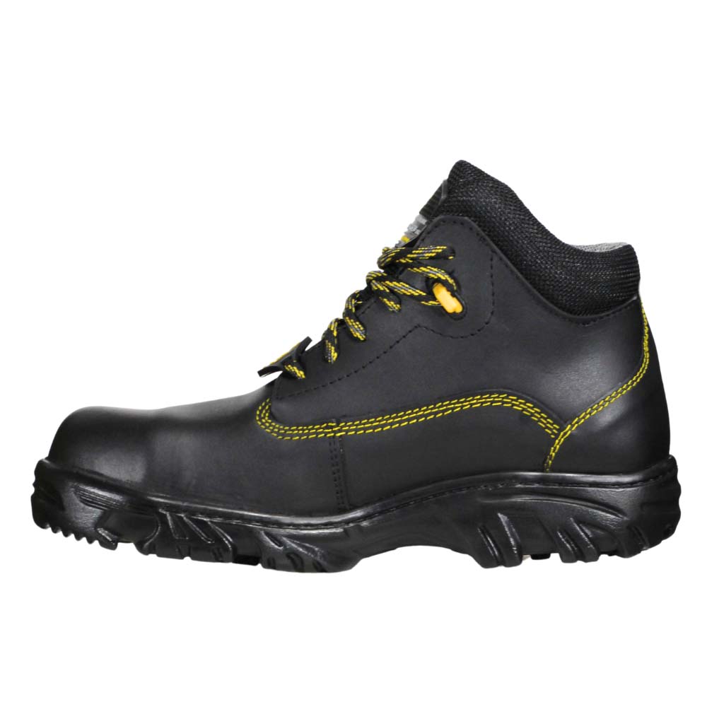 Foto 6 pulgar | Botas Edubto 945 Negro Amarillo Industrial Dielectrica Piel
