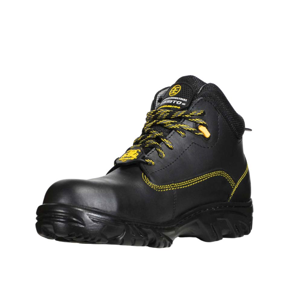 Foto 6 | Botas Edubto 945 Negro Amarillo Industrial Dielectrica Piel