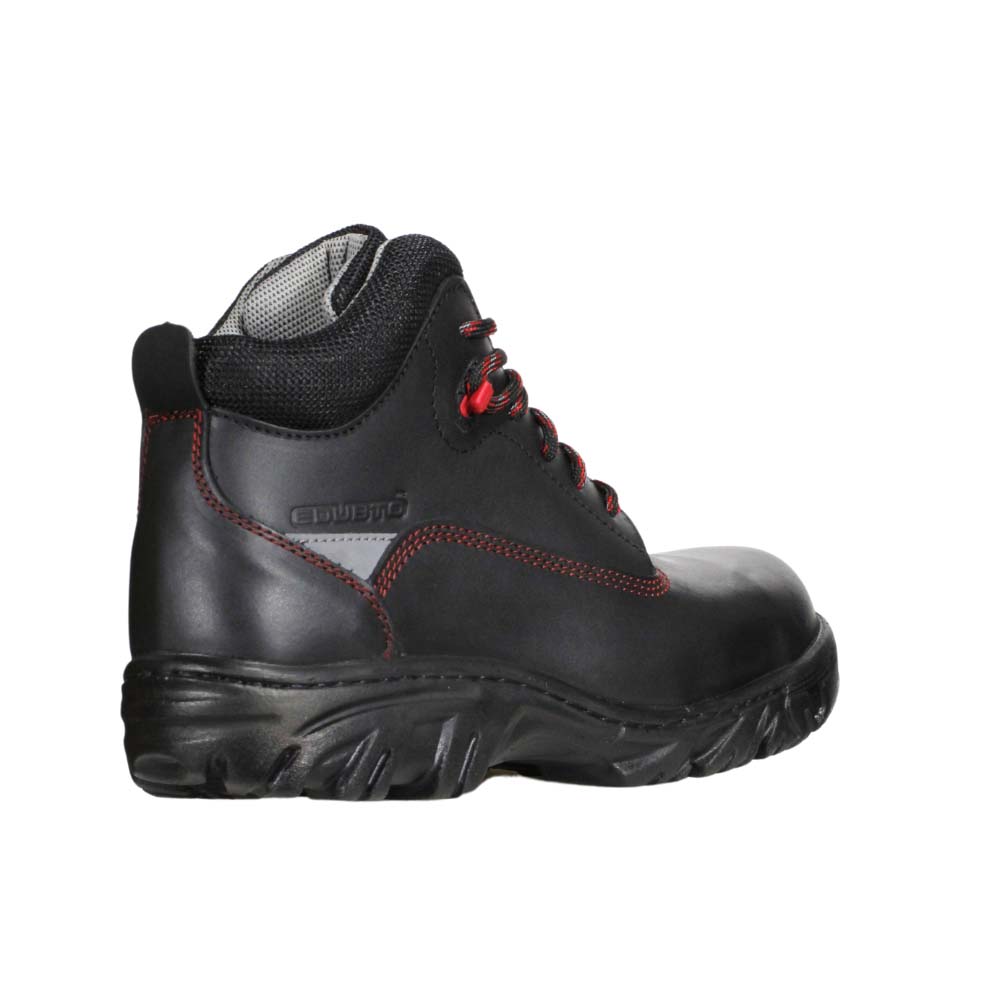 Foto 4 pulgar | Botas Edubto 945 Negro Rojo Industrial Dielectrica Piel