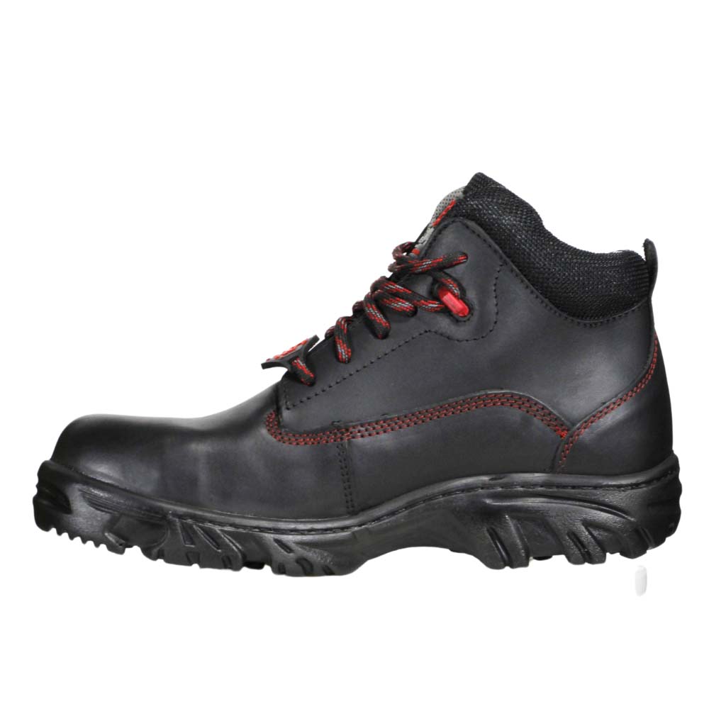 Foto 6 pulgar | Botas Edubto 945 Negro Rojo Industrial Dielectrica Piel
