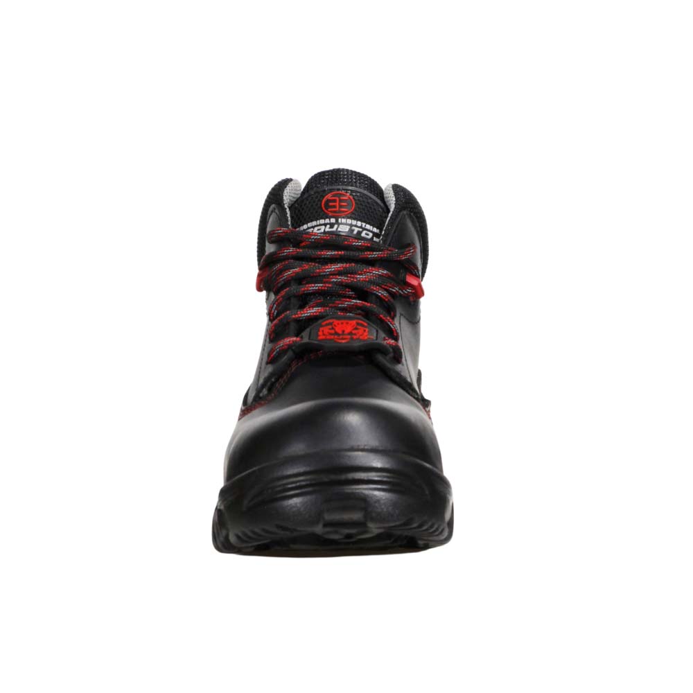 Foto 8 pulgar | Botas Edubto 945 Negro Rojo Industrial Dielectrica Piel