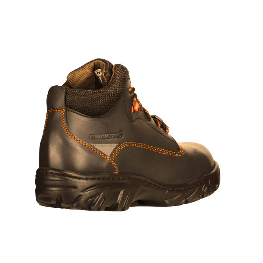 Foto 4 pulgar | Botas Edubto 945 Cafe Naranja Industrial Dielectrica Piel