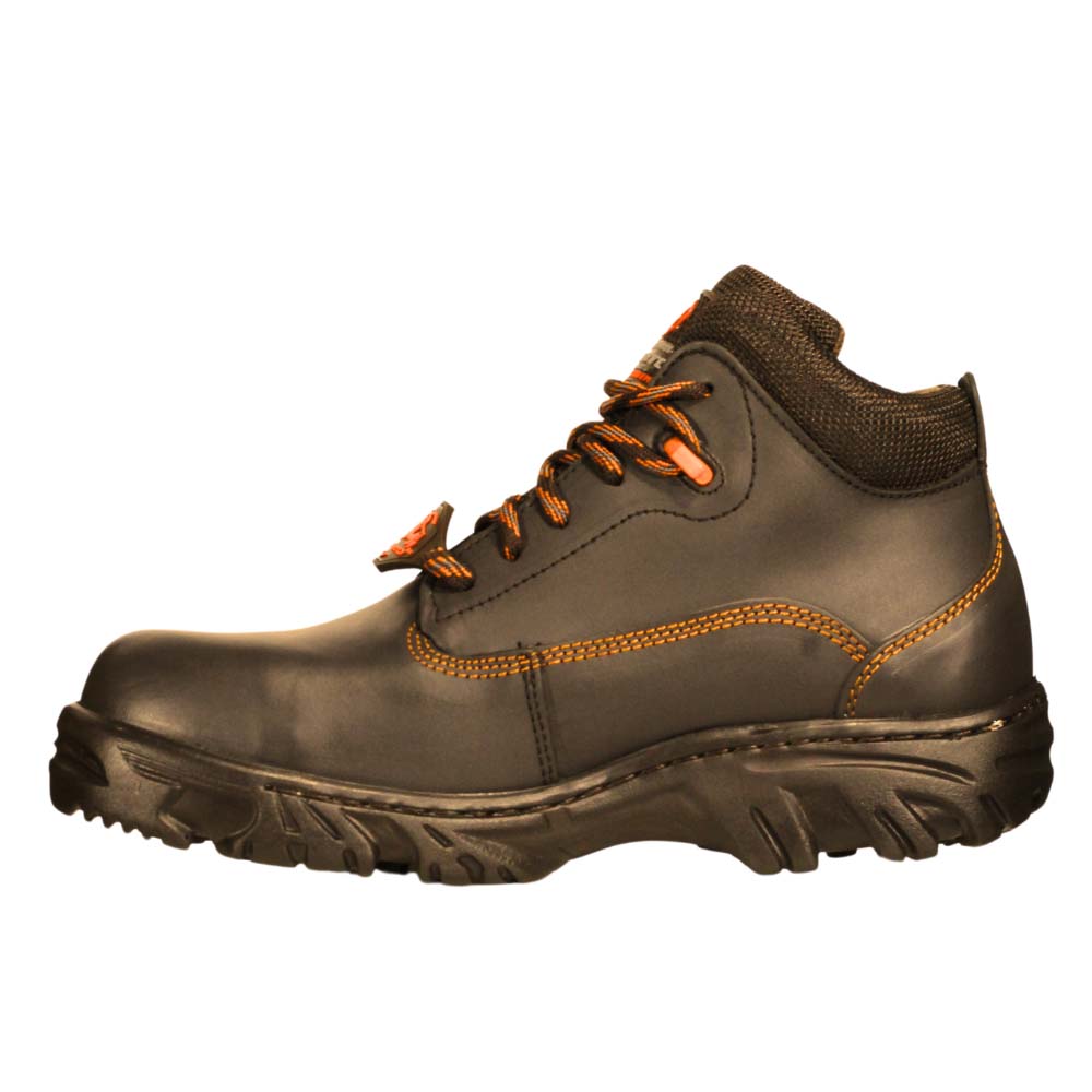 Foto 6 pulgar | Botas Edubto 945 Cafe Naranja Industrial Dielectrica Piel
