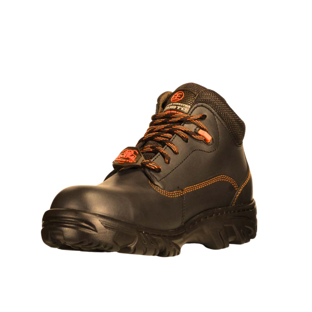 Foto 7 pulgar | Botas Edubto 945 Cafe Naranja Industrial Dielectrica Piel