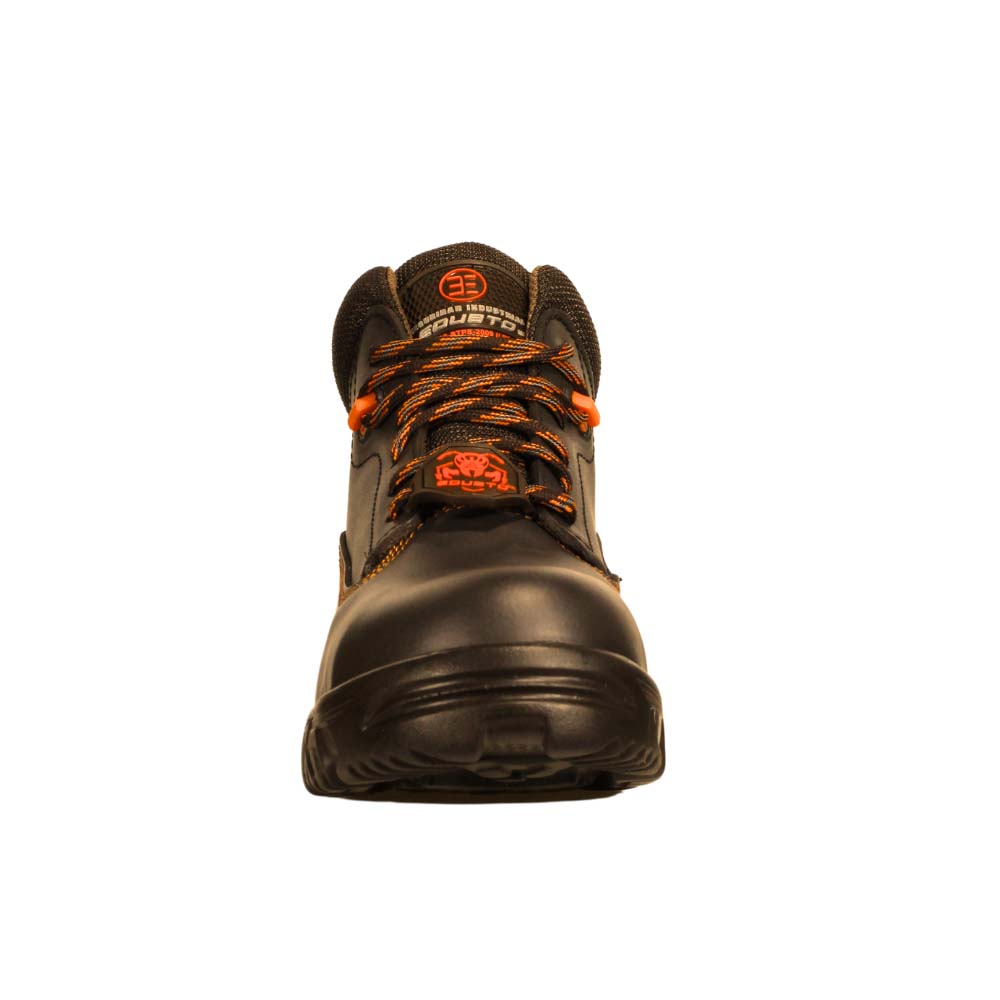 Foto 8 pulgar | Botas Edubto 945 Cafe Naranja Industrial Dielectrica Piel