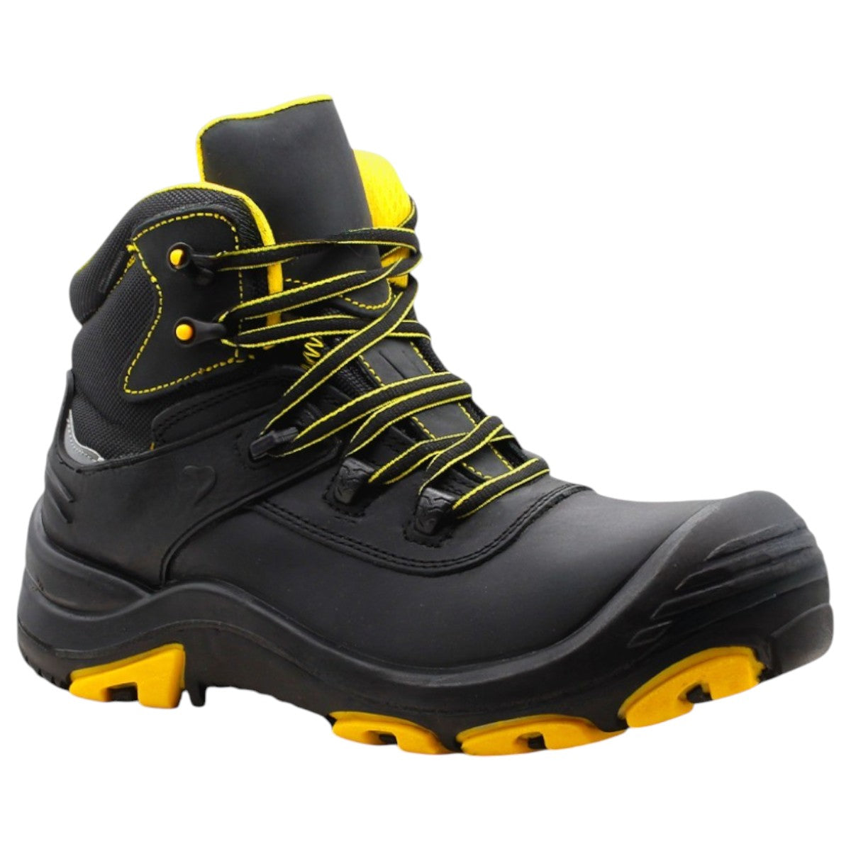 Foto 3 pulgar | Botas Industriales Exterior Piel Vegana Color Negro Para Hombre De Rbmove
