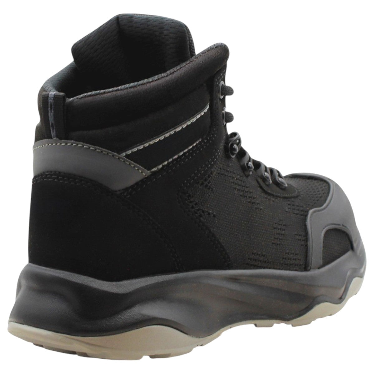 Foto 4 pulgar | Botas Industriales Exterior Textil Color Negro Para Hombre De Rbmove