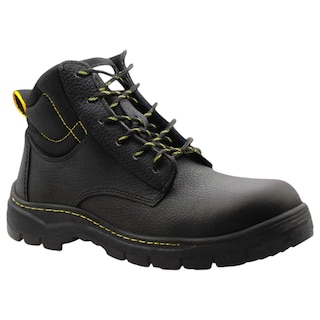 Foto 1 | Botas Industriales Exterior Piel Color Negro Para Hombre De Rbcollection